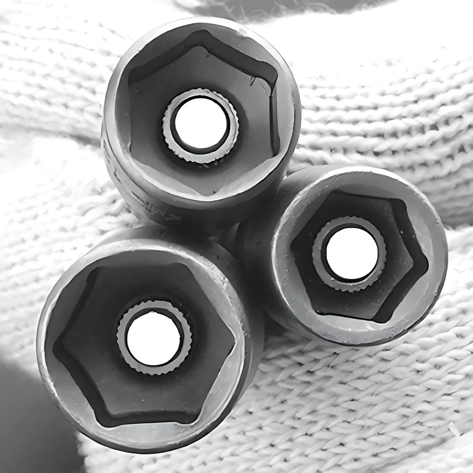 5mm-19mm Hex Socket Sleeve Drill Bits Adapter Electric Nut Driver Shank Magnetic - Image 3 of 4