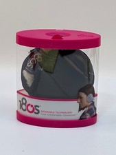 180s Black Nylon Down Filled Ear Warmers-New In Package