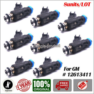 Set of 8 Fuel Injector Fit for 2010-2013 Chevrolet GMC 4.8L /& 5.3L 12613411