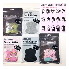 10 pcs ( 5 bags ) Head-Band, Neck-Gaiters, Hair Band ( 5 Color -2pc each)  C-77