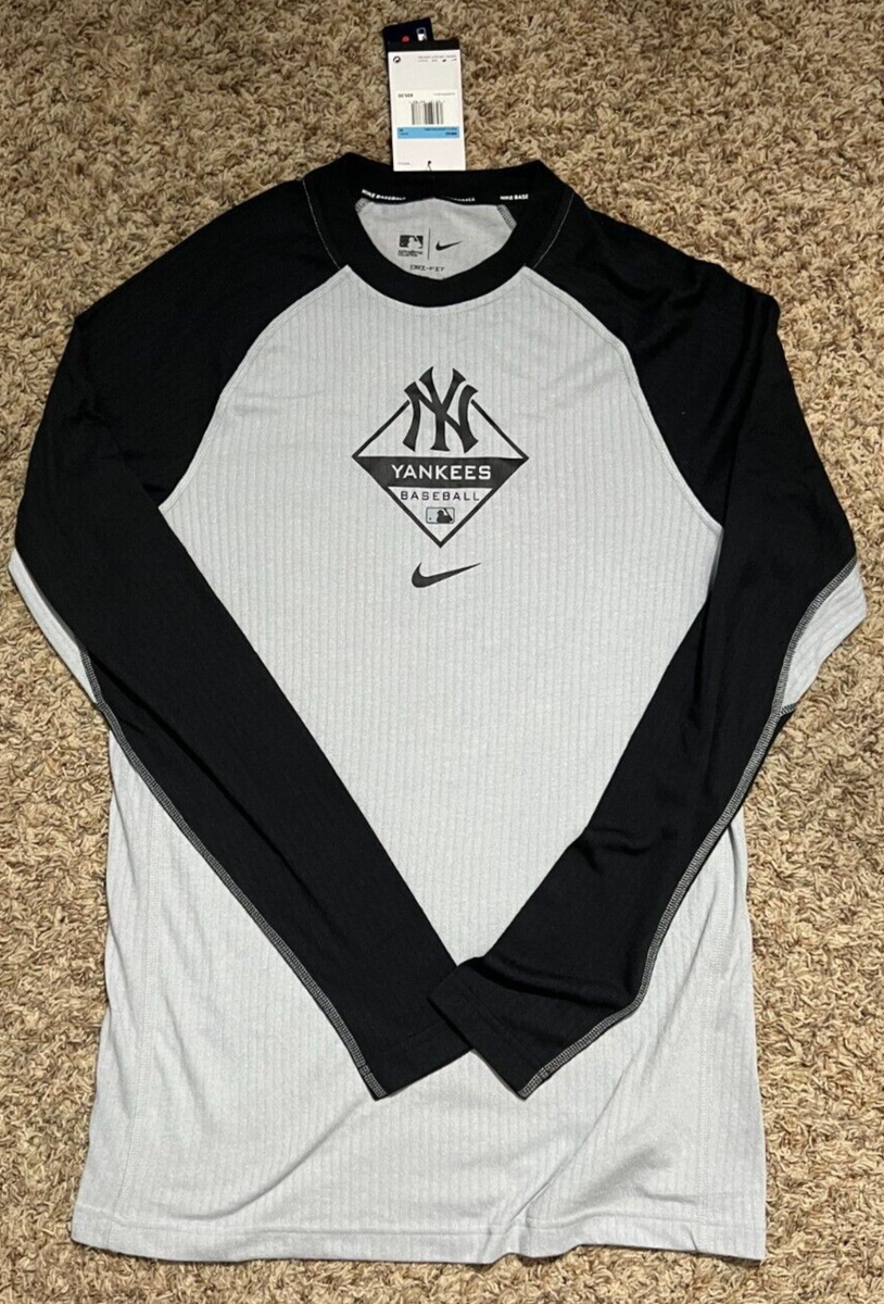 Nike Men's Long Sleeve Yankee's Baseball Shirt Size Medium | eBay
