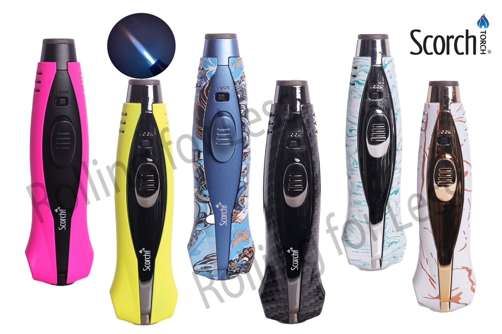 Scorch Torch Metal Finish Single Flame Torch Lighter