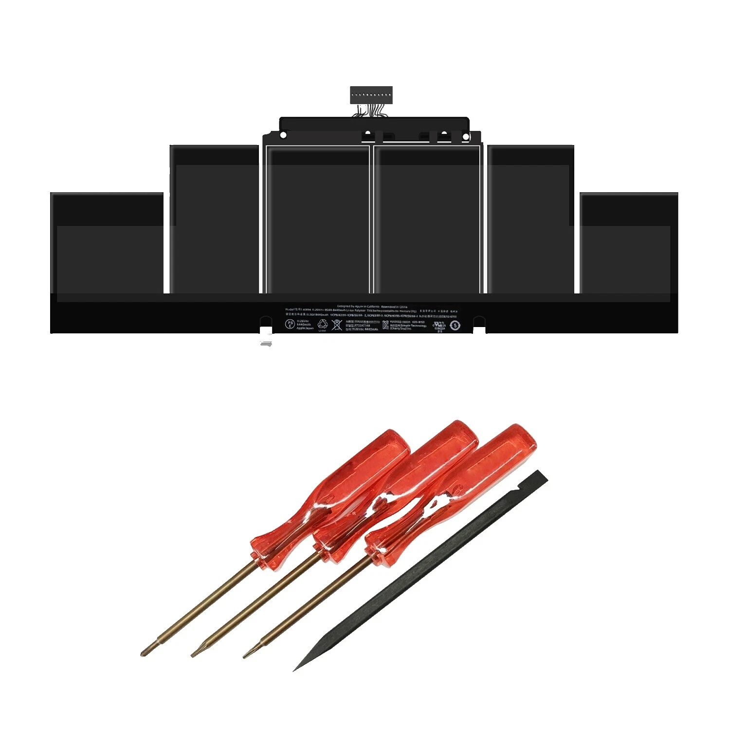 Baterías para Portátil Negro Para Apple Dell Inspiron