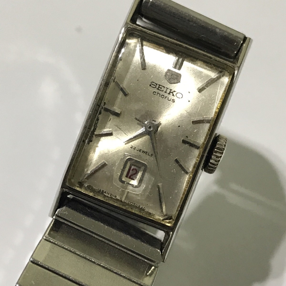 vintage Seiko Chorus Womens 2118 - 3201 Watch Hand-Rolled 23 j