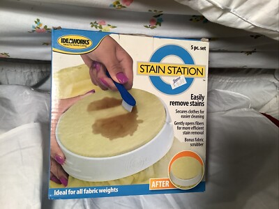 [RARE] VTG NIB IDEAWORKS STAIN REMOVAL STATION IDEAL FOR ALL FABRICS 5 PC SET 