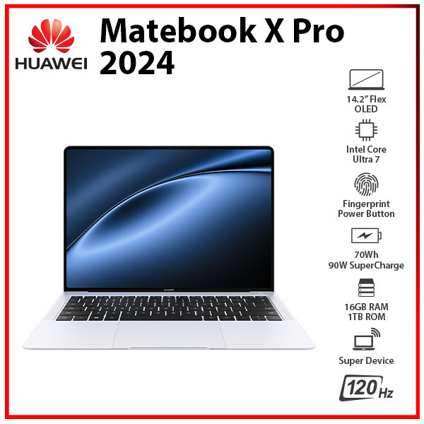 HUAWEI MateBook X Pro 2024 Ultra 7 155H 16GB+1TB GLOBAL Ver HUAWEI MateBook X Pro 2024 Ultra 7 155H 16GB+1TB GLOBAL Ver