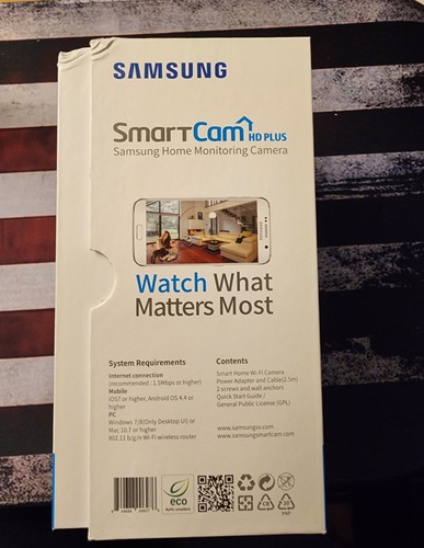 Cámara inteligente de seguridad IP inalámbrica Samsung SNH-C6417BN, MicroSD, 1080p WiFi, HD + - Imagen 3 de 11