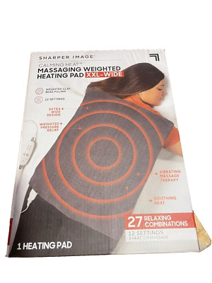 Sharper Image Electric Heat Pad Extra large 20x24 w/ 27 comb. 6 LB , bulk pack