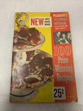 VTG 1953 Pillsbury 4th Grand National Recipes Cookbook Bake Off