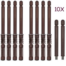 10X 100mm Concealed Floating Shelves Hidden Shelf Support Brackets Fixing Mount