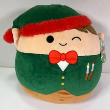 Squishmallows Jangle the Elf Jazwares Christmas Holiday Plush Toy 12" NWT * NEW!
