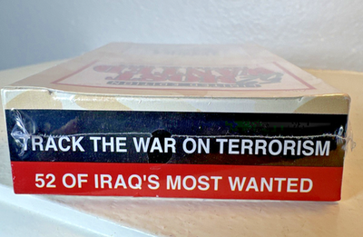 52 Most Wanted Limited Edition Playing Cards Iraq War Saddam 2 Decks for  sale online | eBay