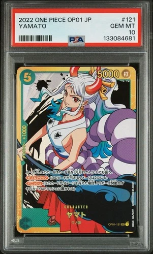 One Piece Card Game Romance Dawn OP01-121 Japanese Yamato PSA 10 (2022)