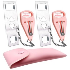 2 Pack Portable Door Lock, Hotel Travel Door ...