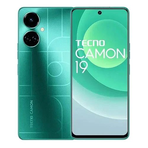 TECNO Camon 19 Model C16n 6GB RAM, 128GB Storage, Color Green & White