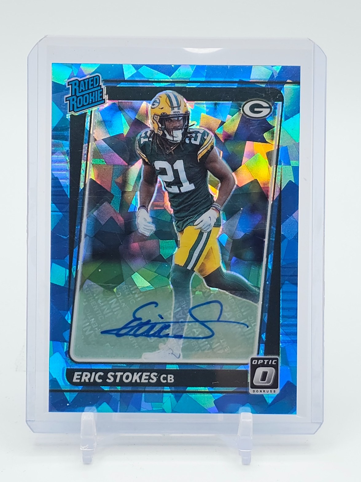Eric Stokes Panini Donruss Optic #251 Autograph-Blue