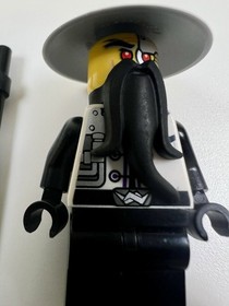 LEGO Ninjago Evil Sensei Wu Minifigure w/ Staff From Set 70725 Authentic