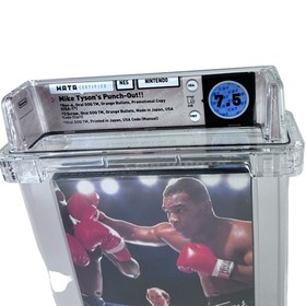 New NES Mike Tyson&rsquo;s Punch Out White Bullets WATA 5.5 CIB Complete in Box