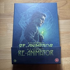 Reanimator 4k & Blu-ray Second Sight 3-Disc Limited Edition Box Set w/ protector
