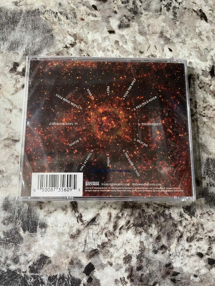 Breaking Benjamin Ember CD New Sealed Rock 2018 Hollywood Records Music Foto 3 de 3