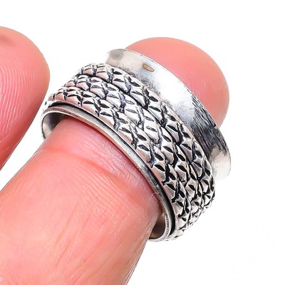 Tribal Bali Handmade Ring Unique Design Engagement Gift Vintage Jewelry 9'' SR 90