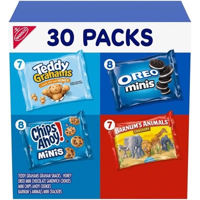 Nabisco Team Favorites Variety Pack, OREO Mini, CHIPS AHOY! Mini, Teddy Grahams