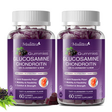 2x Glucosamine Chondroitin MSM with Elderberry Triple Strength Joint Support