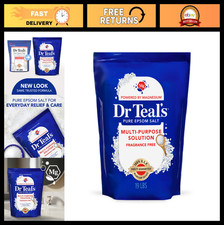 Epsom Salt Bulk 19 lbs - Fragrance Free, Pure Multipurpose Solution for Relaxati