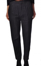 Dondup Women's Night blue trousers straight leg