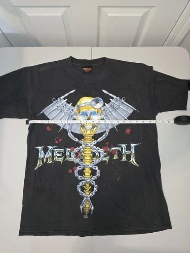 Vintage 1993 Megadeth Dr Vic Is In T-Shirt Large Brockum Ed 1990s vintage concert t-shirt, vintage, size L, single stitch, B+ condition