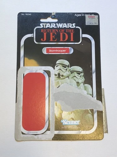 CARDBACK ONLY Vintage Star Wars STORMTROOPER 77 BACK Anakin Offer