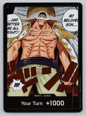 DON!! Card (Alternate Art) - Two Legends (OP08) One Piece