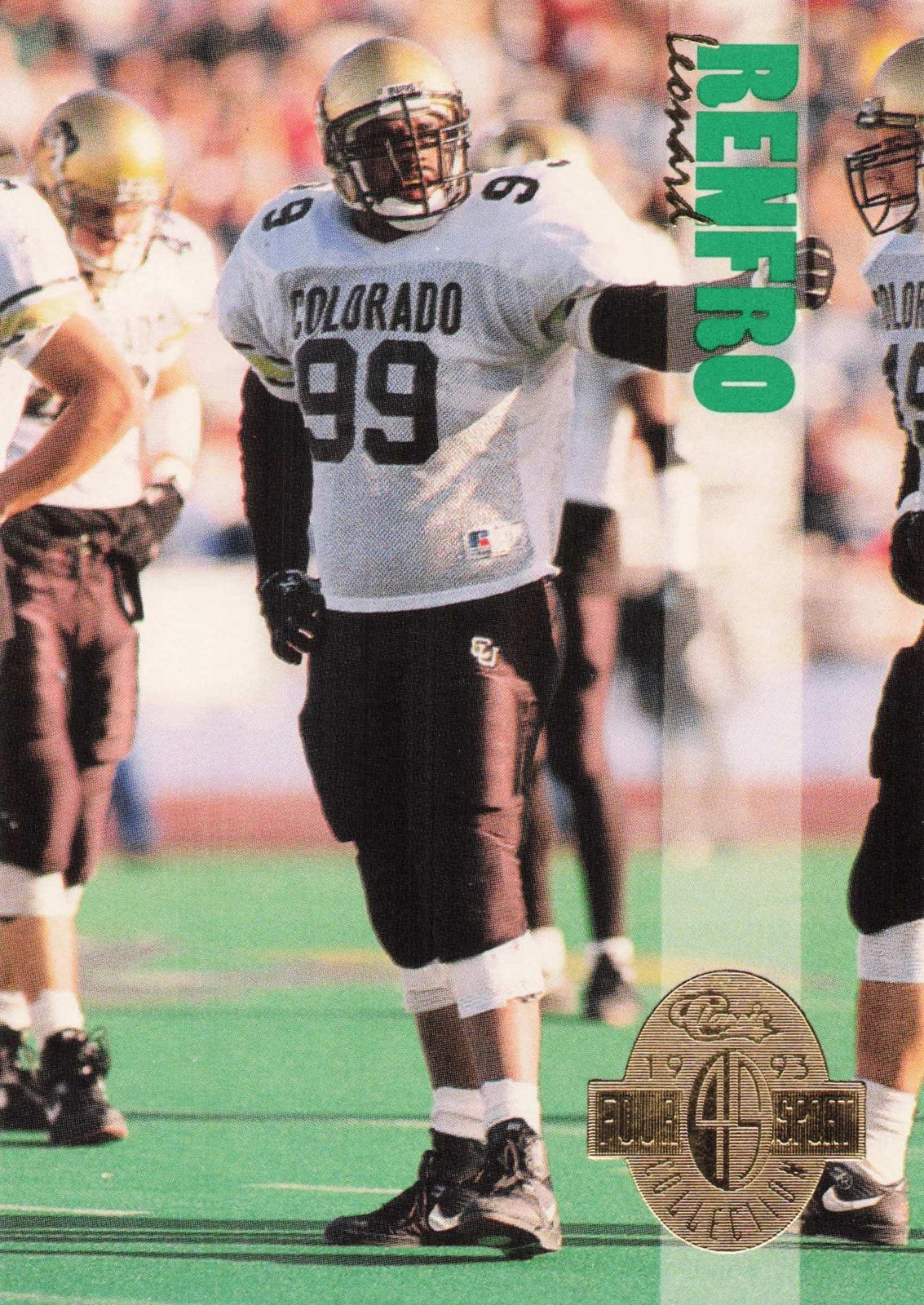 1993 Classic Four Sport #151 Leonard Renfro Rookie RC 32