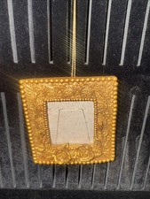 Gold Ornate Mini Photo Frame Lot Baroque Victorian Decor Hometrends Decorel Set