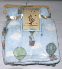 NEW Pooh Bear Collection Winnie The Pooh Baby Blanket Hot Air Balloon Boys