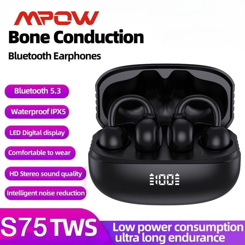 Headset Wireless Headphones Earphone Waterproof Mic