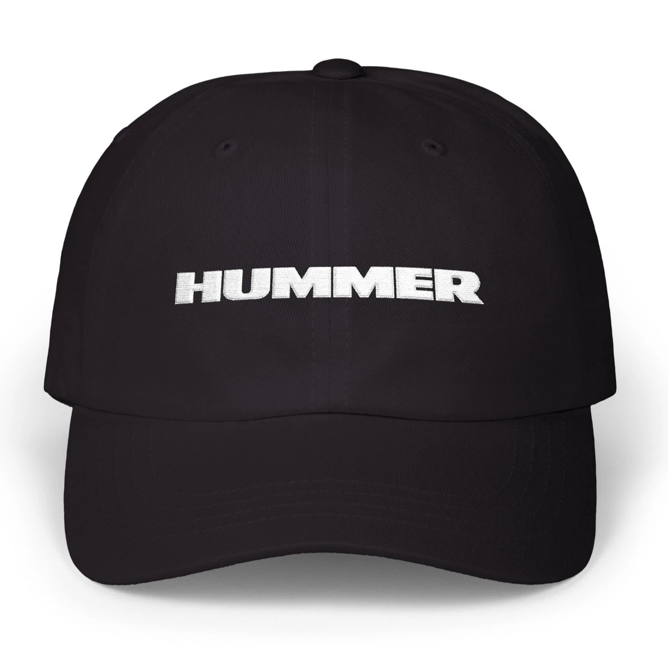 Classic Hummer Embroidered Dad Hat / Cap - H1 H2 H3 Humvee Logo Emblem Badge