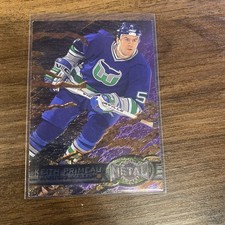 1996-97 FLEER METAL UNIVERSE KEITH PRIMEAU HARTFORD WHALERS #70
