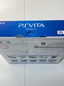 PS Vita PCH-1100 Sony Playstation complete Set Console Black Japan New