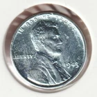 1943 WWII Lincoln Wheat Steel Penny Collectible US Collection Very Good War Coin