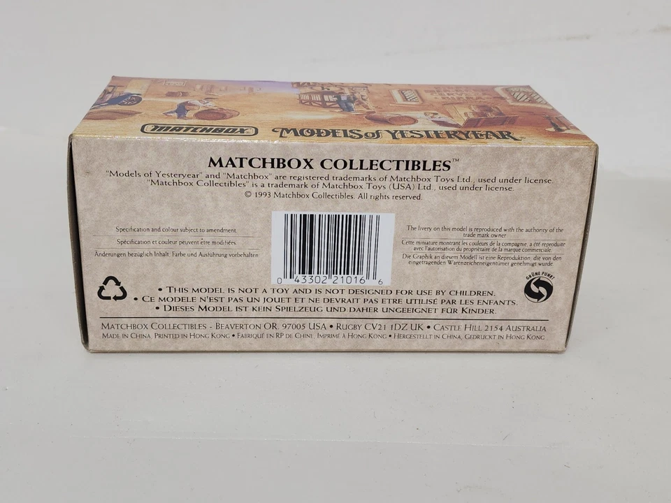 Matchbox 1910 cerveza Kronenbourg Renault AG furgoneta de reparto modelos de antaño Foto 4 de 4