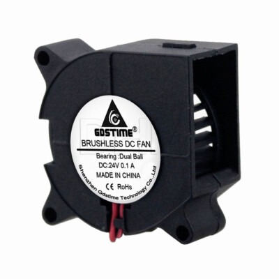 Turbo Brushless Doppel Lager - Lüfter Mit Luftführung 40 40 20 MM 24V