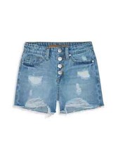 Joe's Jeans Girl's the Mia Distressed Denim Shorts sz 7