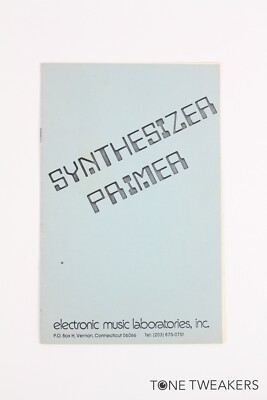 Synthesizer Primer blue EML Electrocomp 2 eml-101 eml-200 VINTAGE SYNTH DEALER