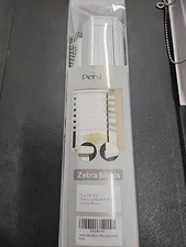 Changshade Cordless Zebra Roller Shade with Valance, Double Layered Blind (M78)