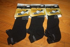 Brand New Unisex Thorlos Experia Prolite 2 Pairs No Show Tab Socks XPTU Black