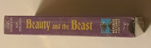 BEAUTY AND THE BEAST VHS video tape FACTORY SEALED Republic stamp new watermark - Foto 3 di 6