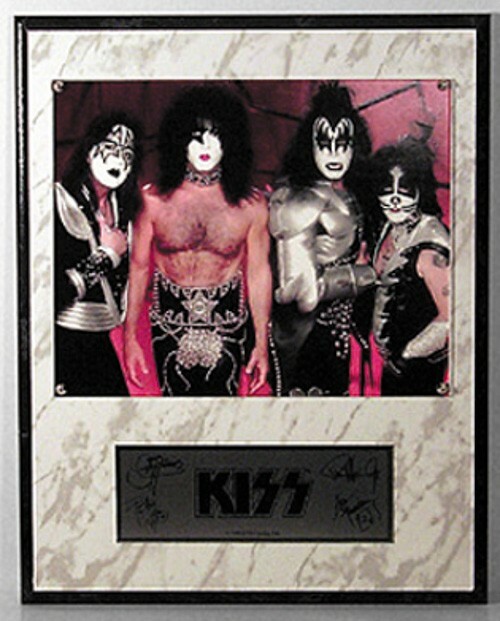 KISS WALL PLAQUE BAND 1999 HORIZONTAL 36x45cm USA 1999
