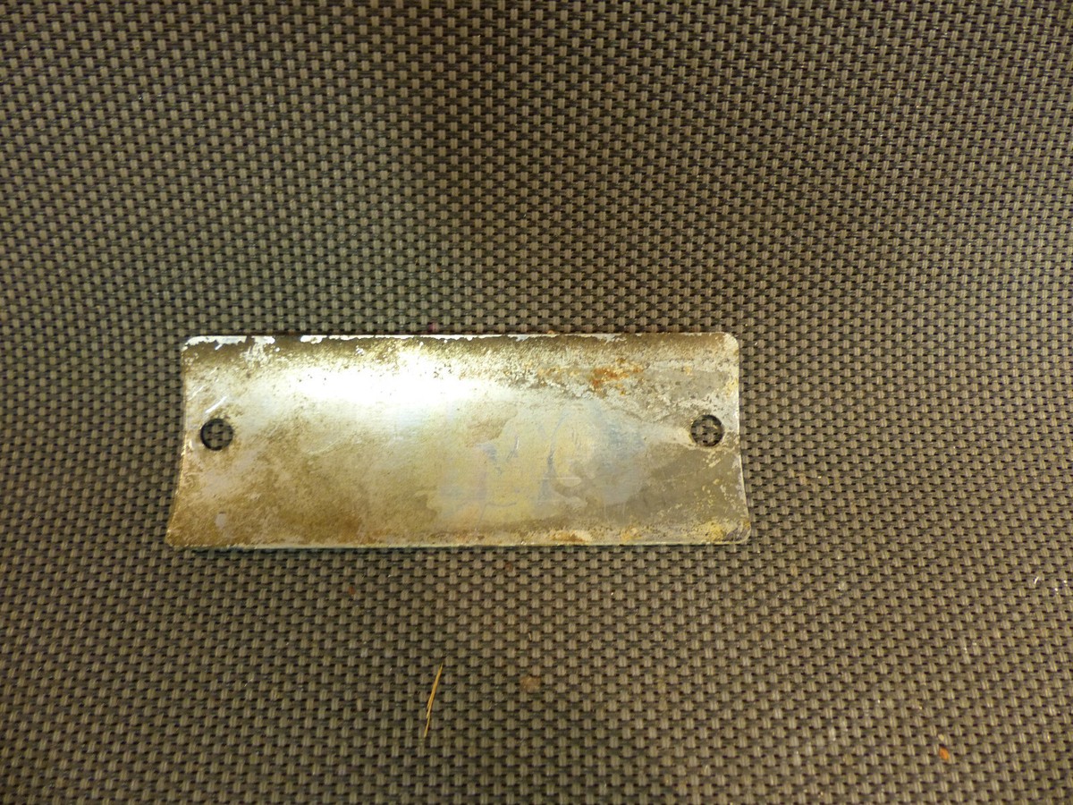 Plaque émaillée Ancienne DISCHAMPS Brassac-les-Mines – Vélo Moto Collection