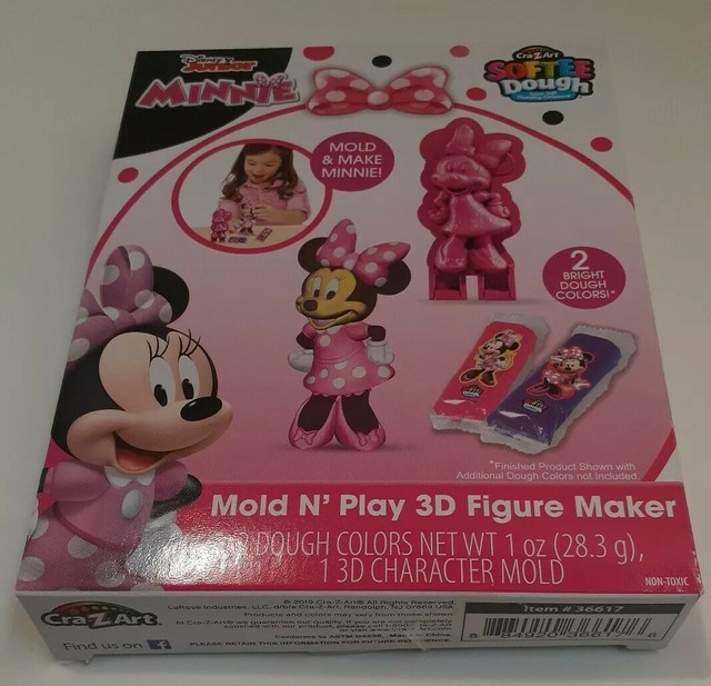 Cra-Z-Art Minnie Mouse Softee Dough Mold N' Play 3D Figure Maker | eBay